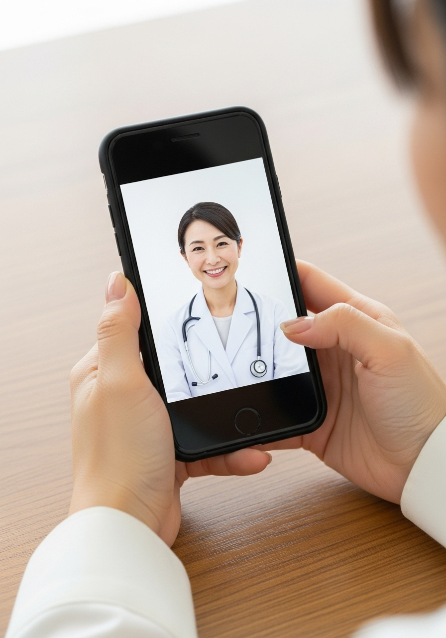 オンライン診療の様子